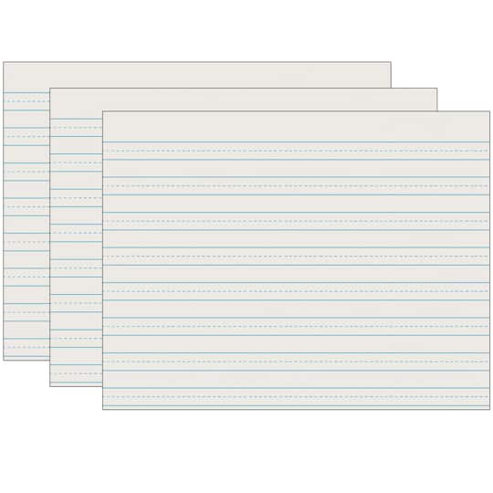 Pacon® Newsprint Skip-A-Line Handwriting Paper, 3 Packs of 500